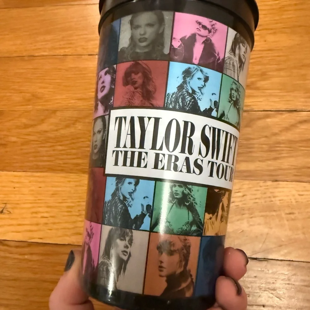 Taylor Swift Eras Tour Movie Cup W Mini Poster LIMITED & Midnights Canvas Poster